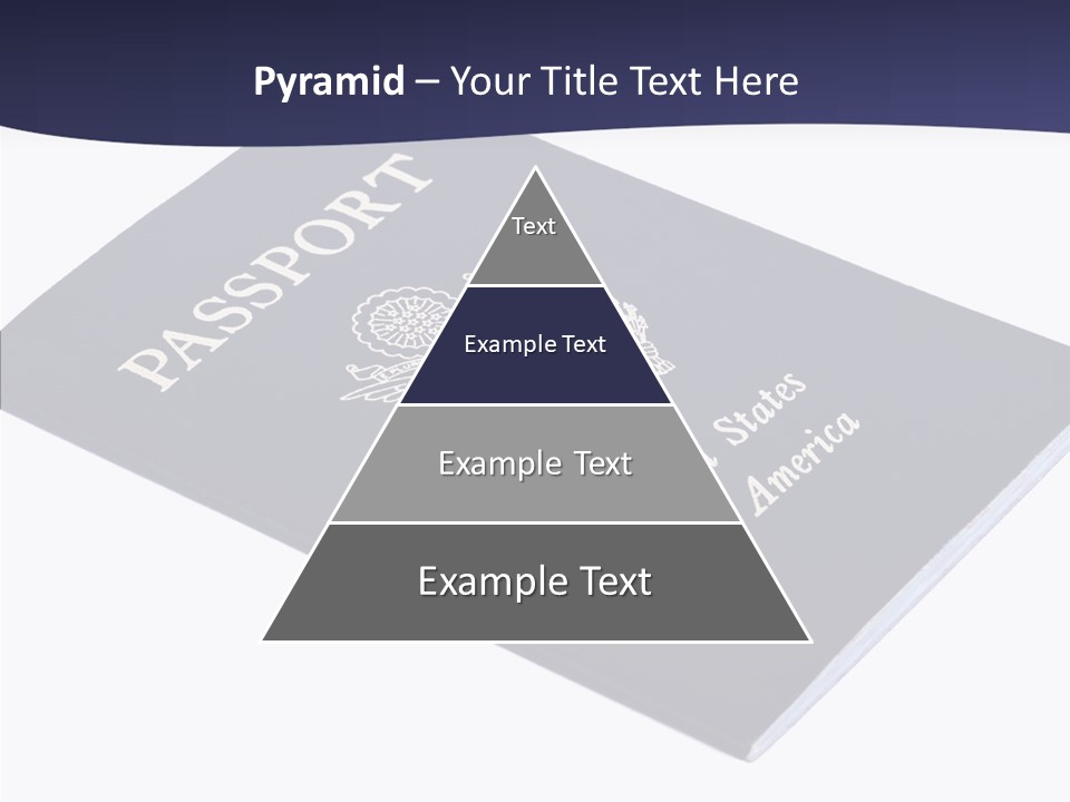 Custom America Passport PowerPoint Template