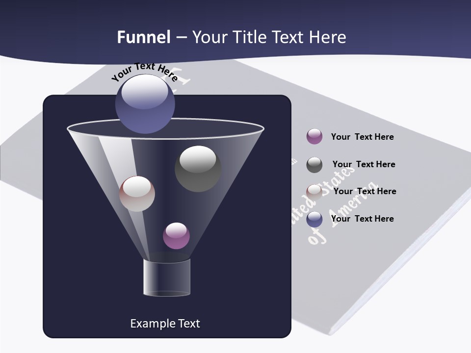 Custom America Passport PowerPoint Template