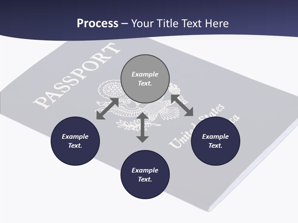 Custom America Passport PowerPoint Template