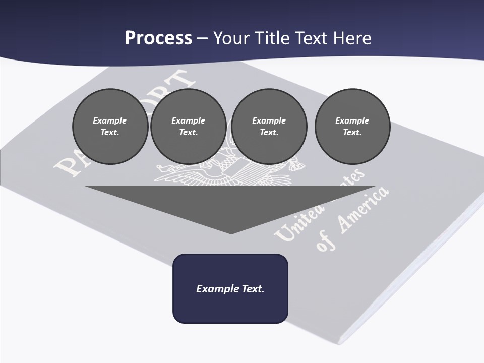 Custom America Passport PowerPoint Template