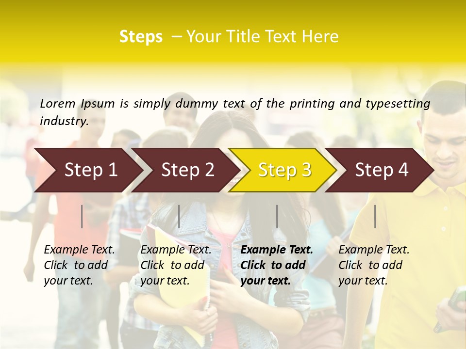 Adult Study Student PowerPoint Template