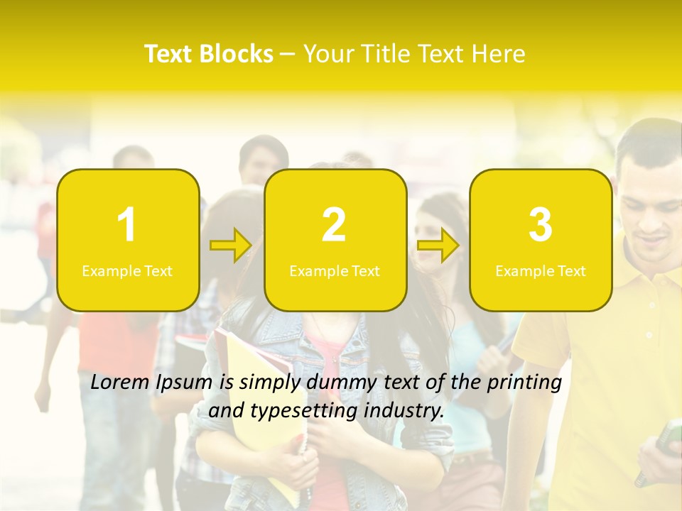 Adult Study Student PowerPoint Template