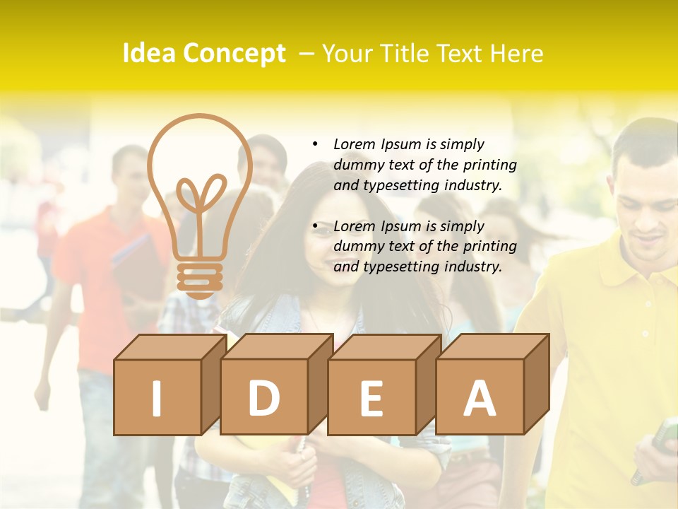 Adult Study Student PowerPoint Template