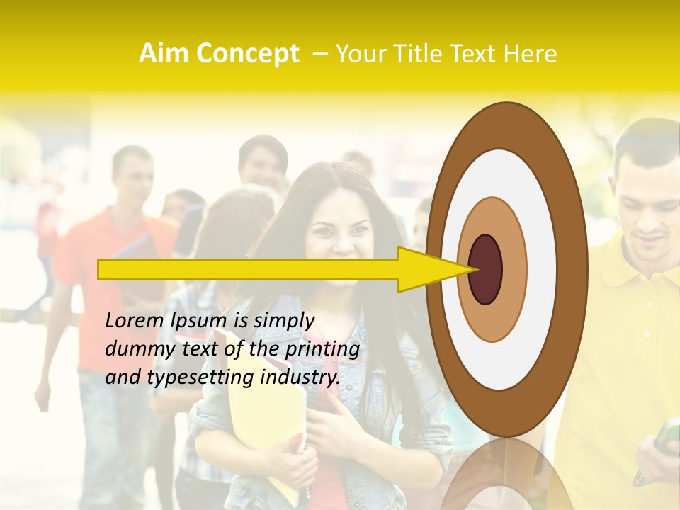 Adult Study Student PowerPoint Template