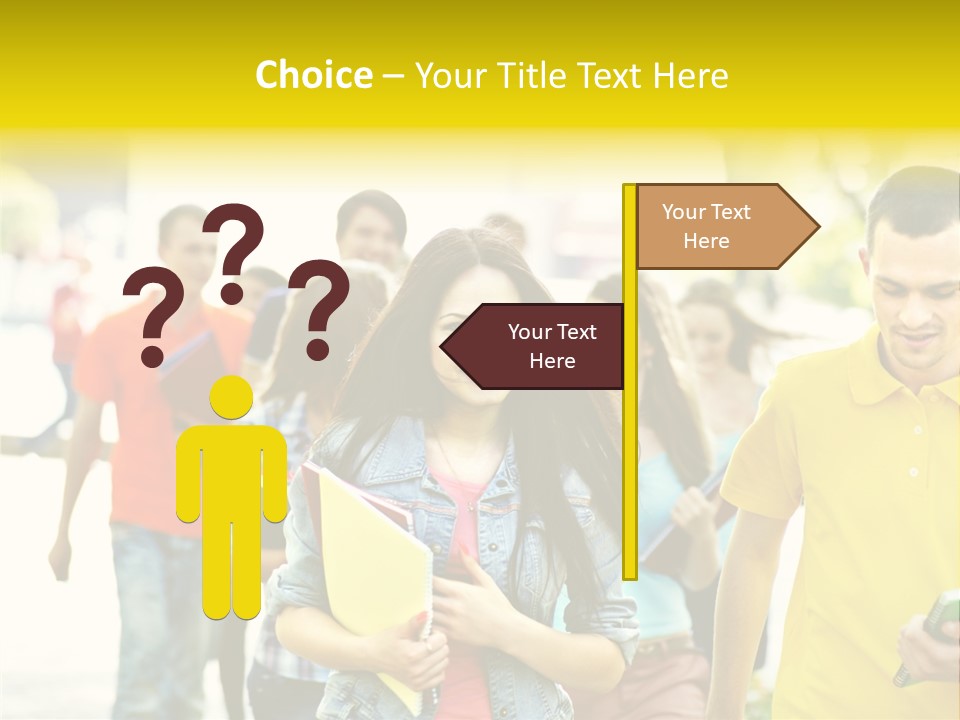 Adult Study Student PowerPoint Template