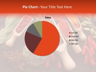 Turmeric Assortment Seasoning PowerPoint Template