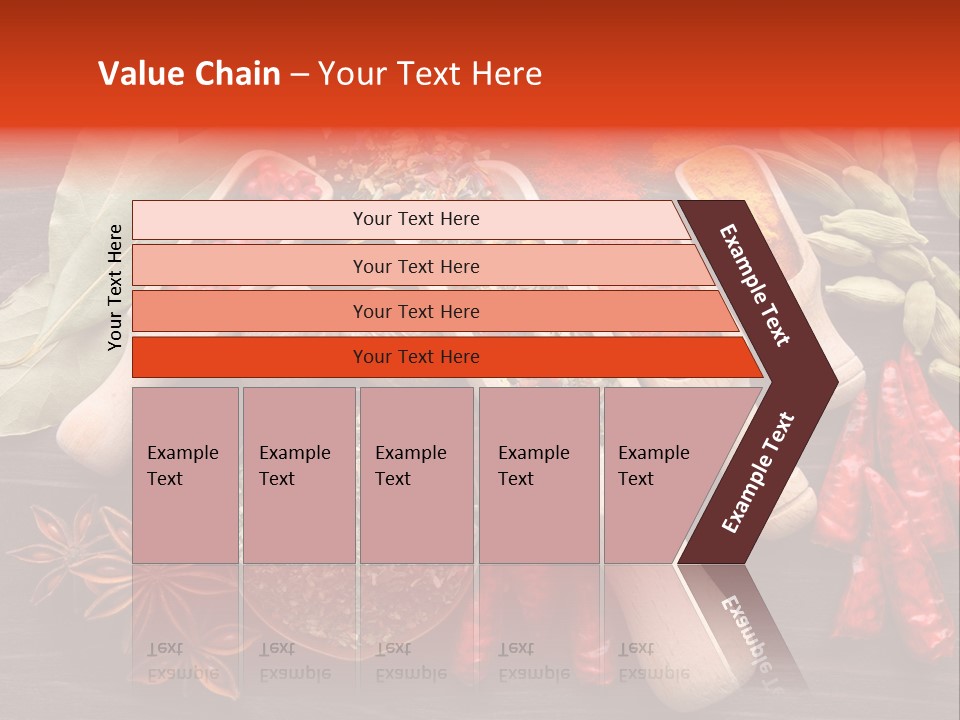 Turmeric Assortment Seasoning PowerPoint Template
