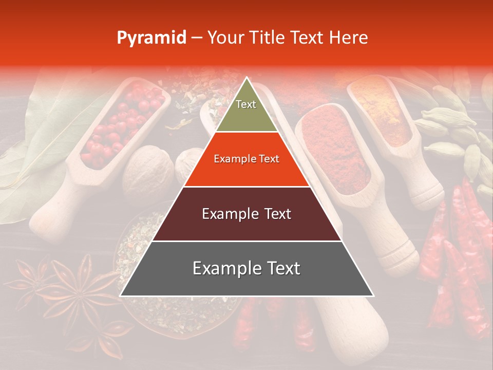 Turmeric Assortment Seasoning PowerPoint Template