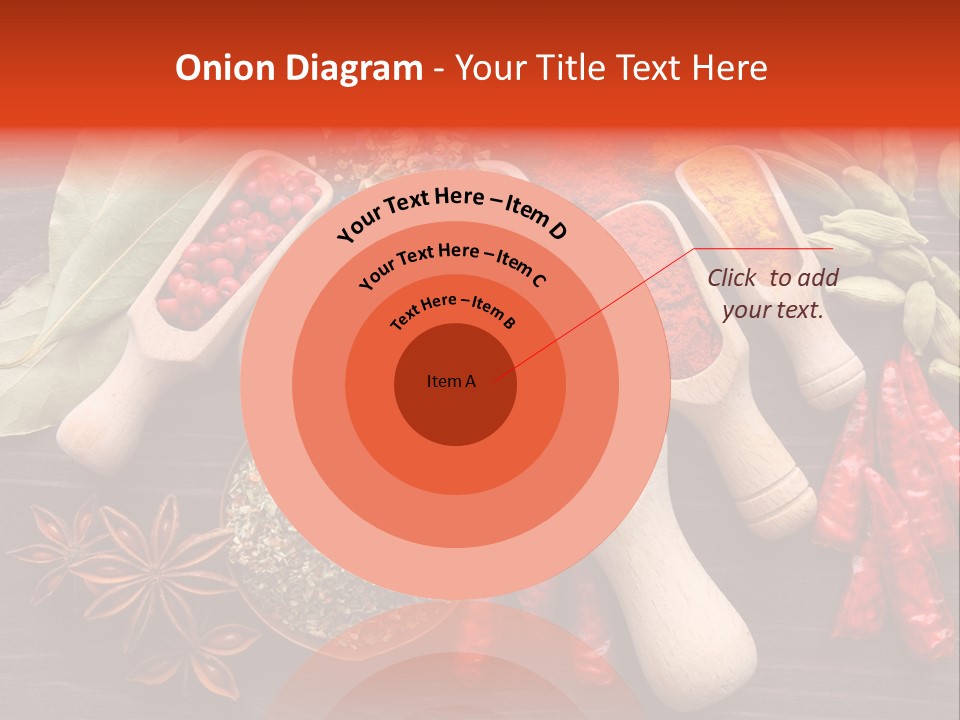 Turmeric Assortment Seasoning PowerPoint Template