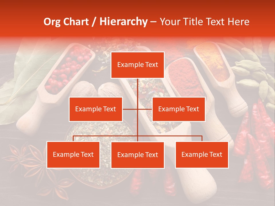 Turmeric Assortment Seasoning PowerPoint Template