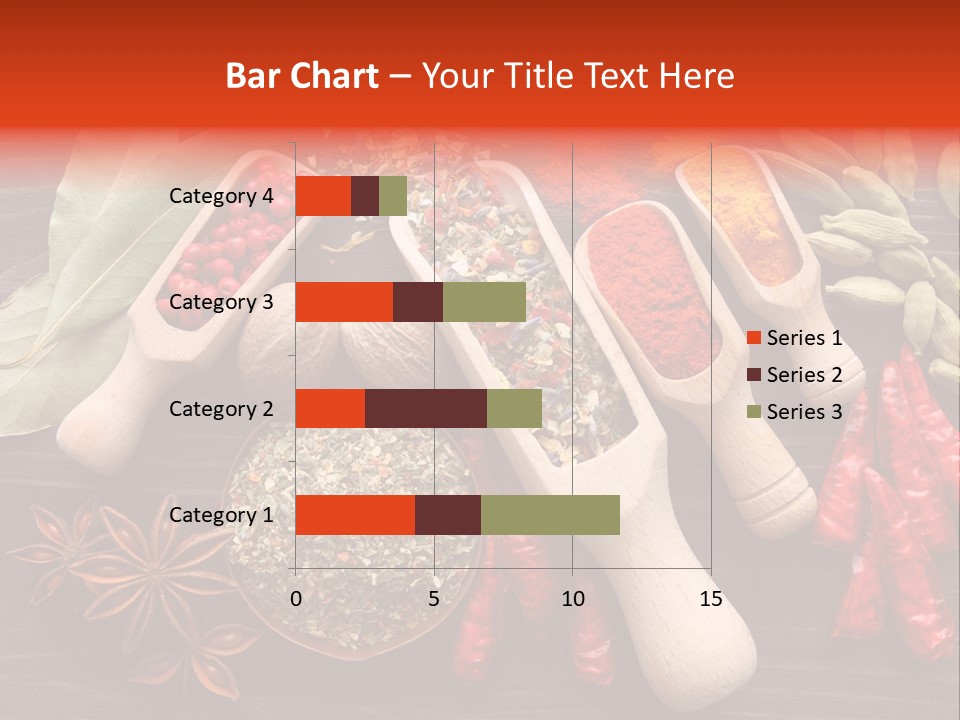 Turmeric Assortment Seasoning PowerPoint Template