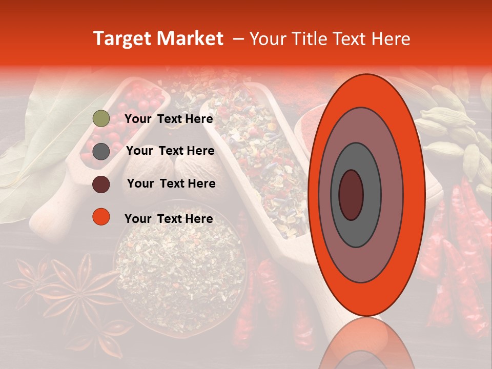 Turmeric Assortment Seasoning PowerPoint Template