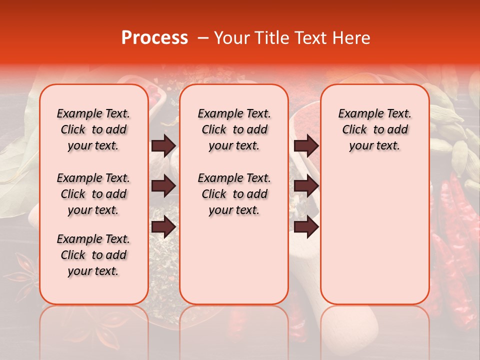 Turmeric Assortment Seasoning PowerPoint Template