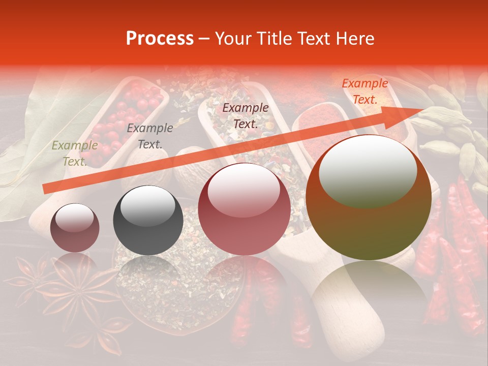 Turmeric Assortment Seasoning PowerPoint Template