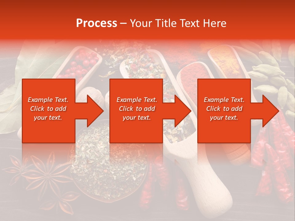 Turmeric Assortment Seasoning PowerPoint Template