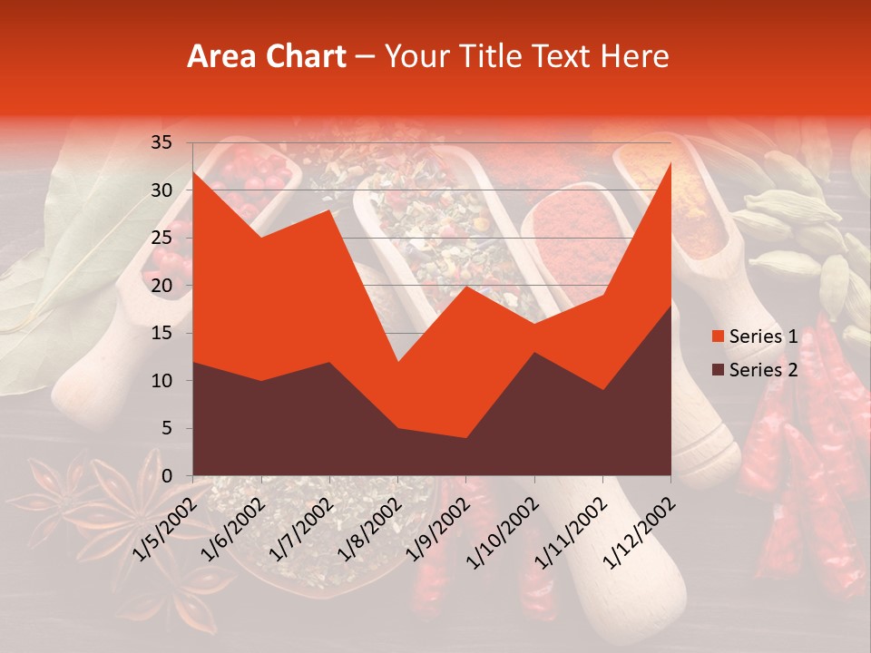Turmeric Assortment Seasoning PowerPoint Template