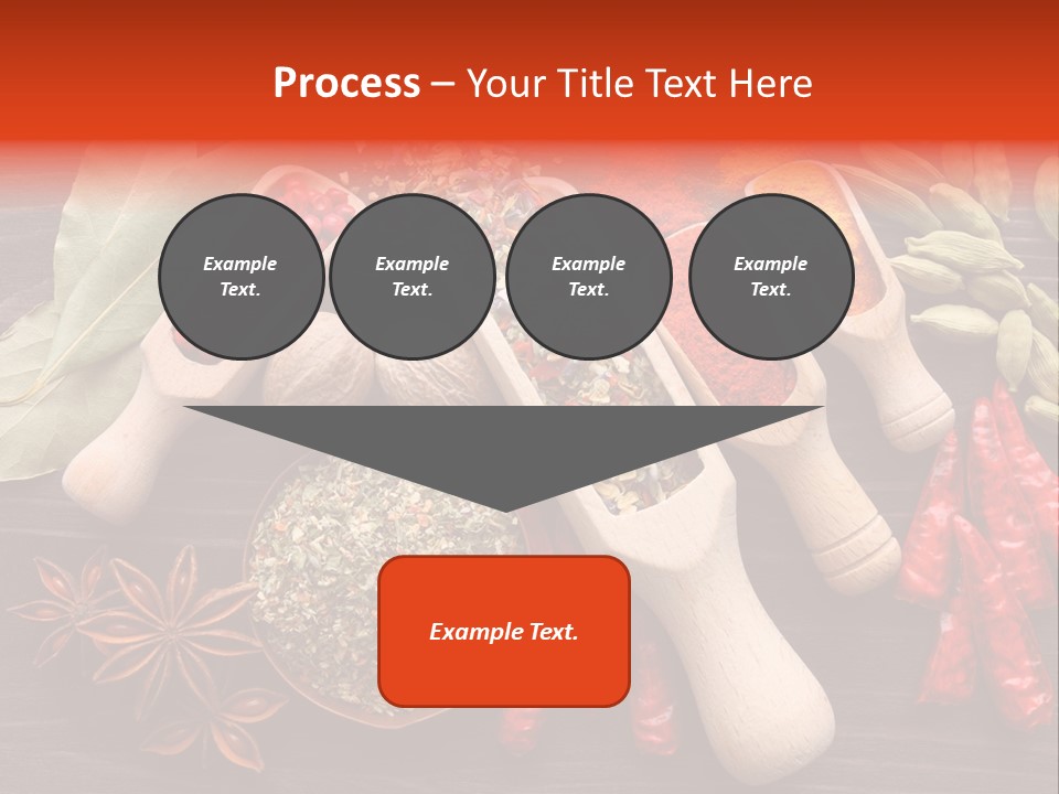Turmeric Assortment Seasoning PowerPoint Template