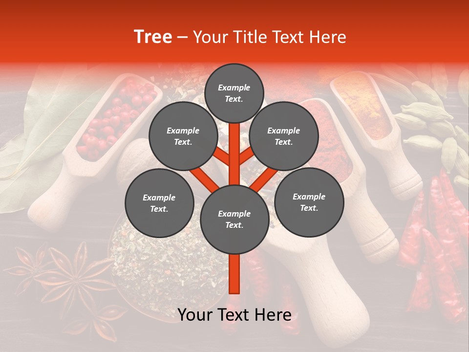 Turmeric Assortment Seasoning PowerPoint Template