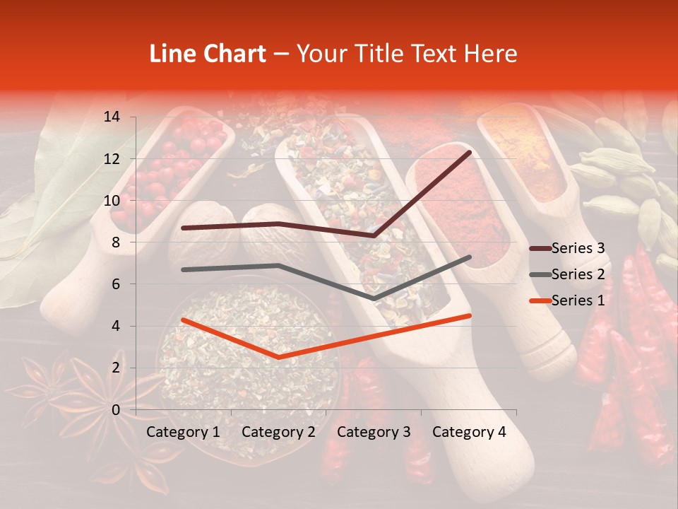 Turmeric Assortment Seasoning PowerPoint Template