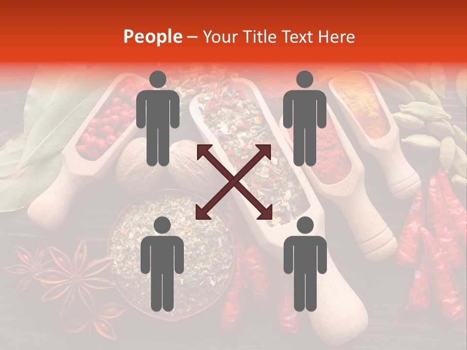 Turmeric Assortment Seasoning PowerPoint Template