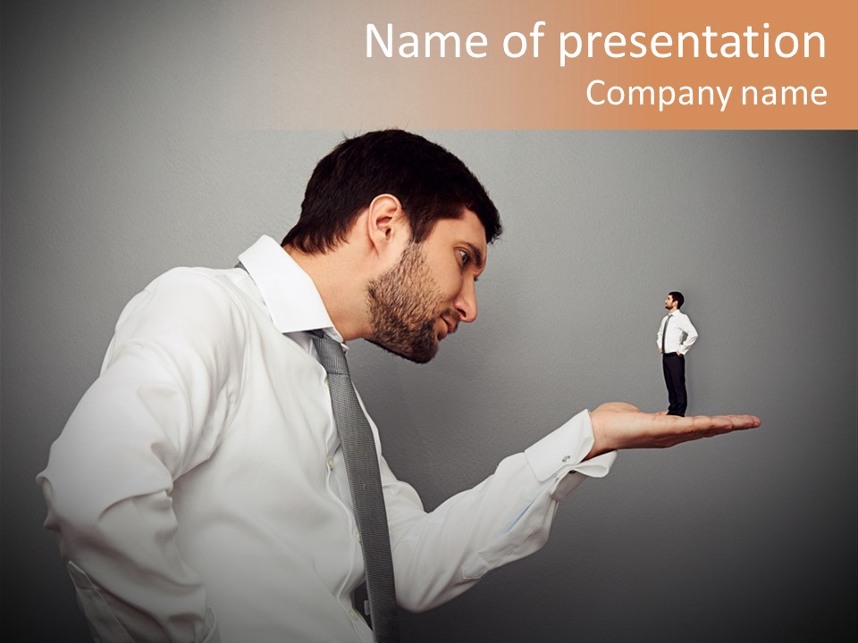 Dark Big Consider PowerPoint Template