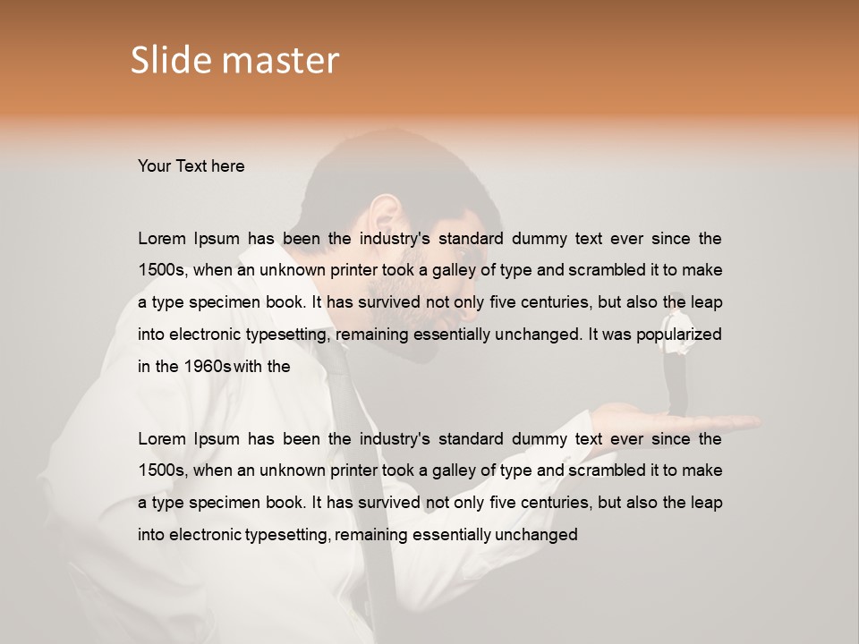 Dark Big Consider PowerPoint Template