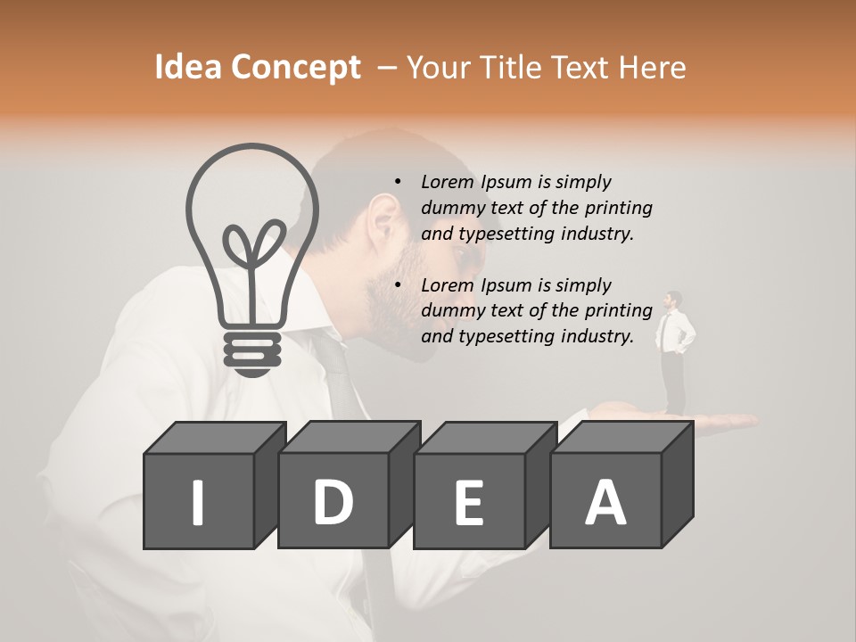 Dark Big Consider PowerPoint Template