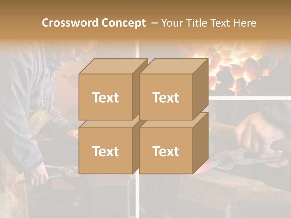 Flame Workwear People PowerPoint Template