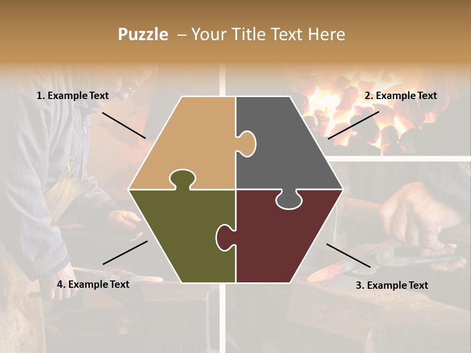 Flame Workwear People PowerPoint Template