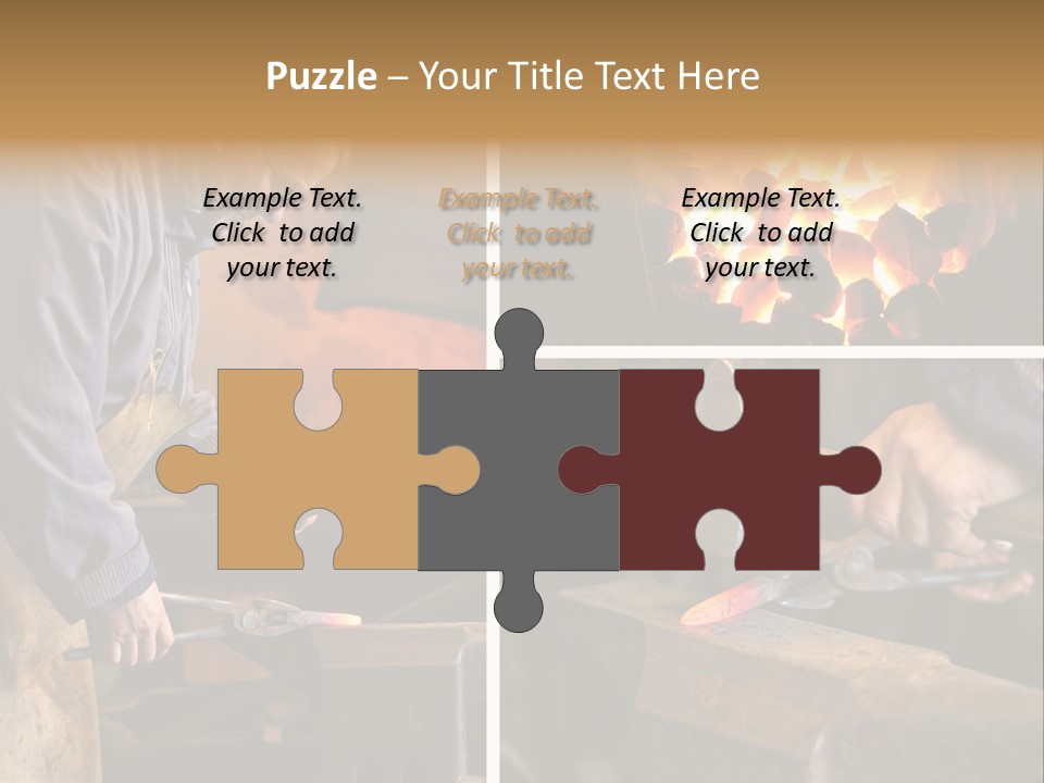 Flame Workwear People PowerPoint Template