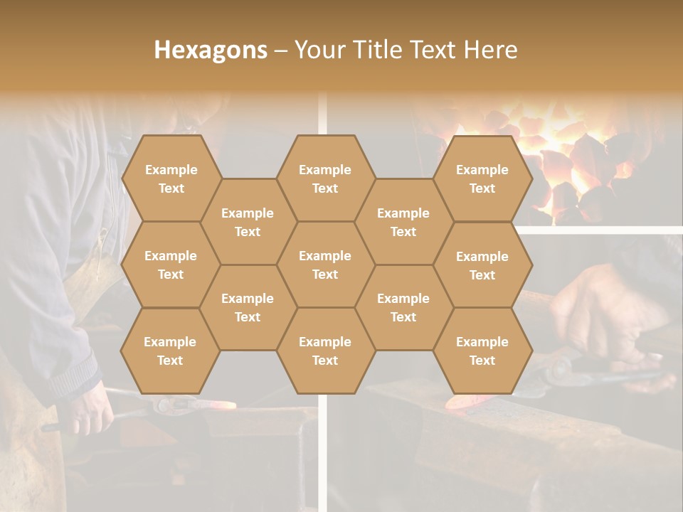 Flame Workwear People PowerPoint Template