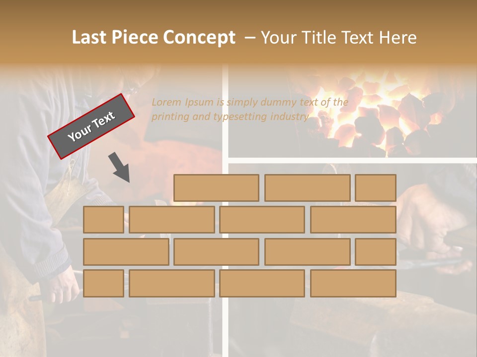 Flame Workwear People PowerPoint Template