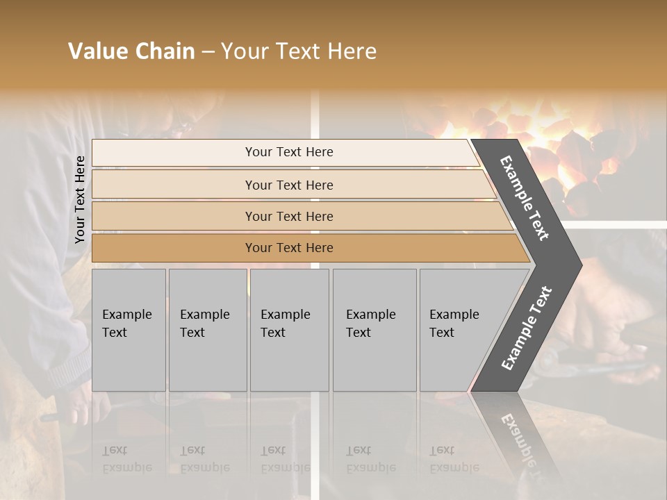 Flame Workwear People PowerPoint Template