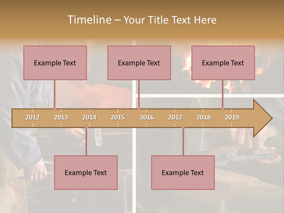 Flame Workwear People PowerPoint Template