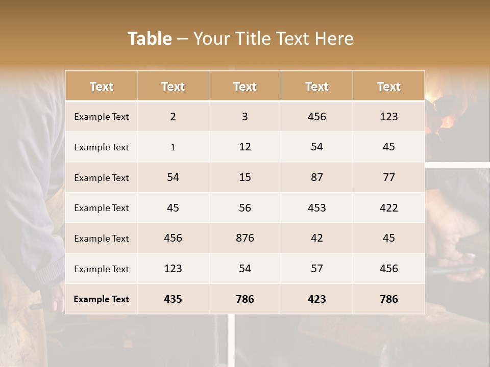 Flame Workwear People PowerPoint Template