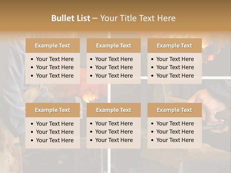 Flame Workwear People PowerPoint Template