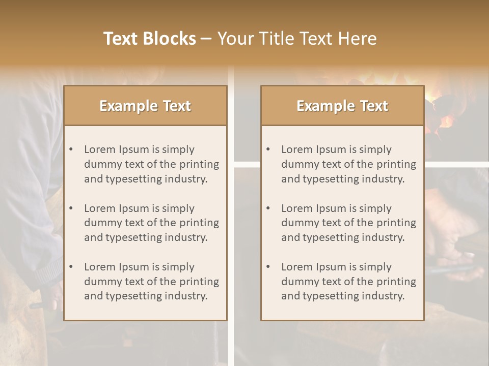 Flame Workwear People PowerPoint Template