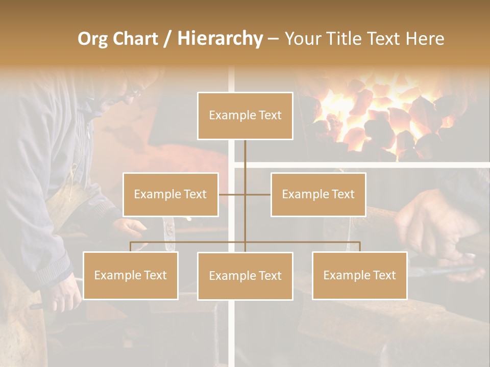 Flame Workwear People PowerPoint Template