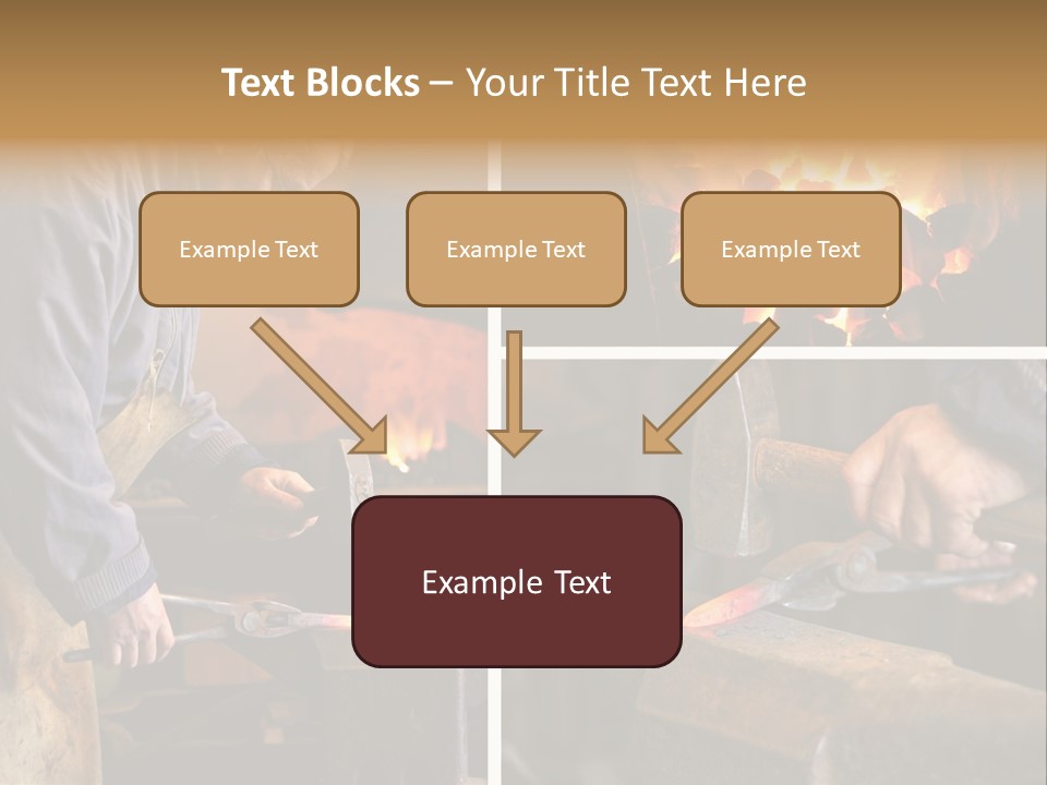 Flame Workwear People PowerPoint Template
