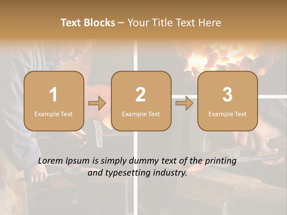 Flame Workwear People PowerPoint Template