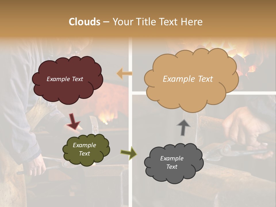 Flame Workwear People PowerPoint Template