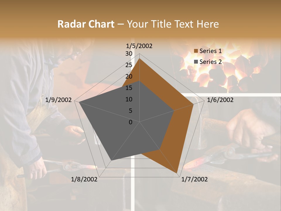 Flame Workwear People PowerPoint Template
