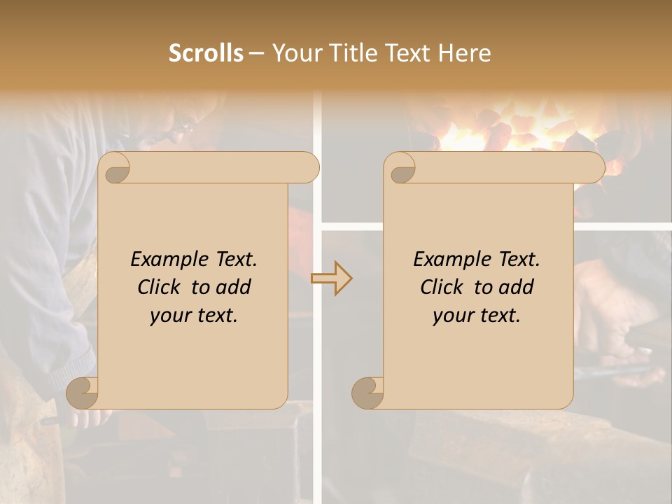 Flame Workwear People PowerPoint Template