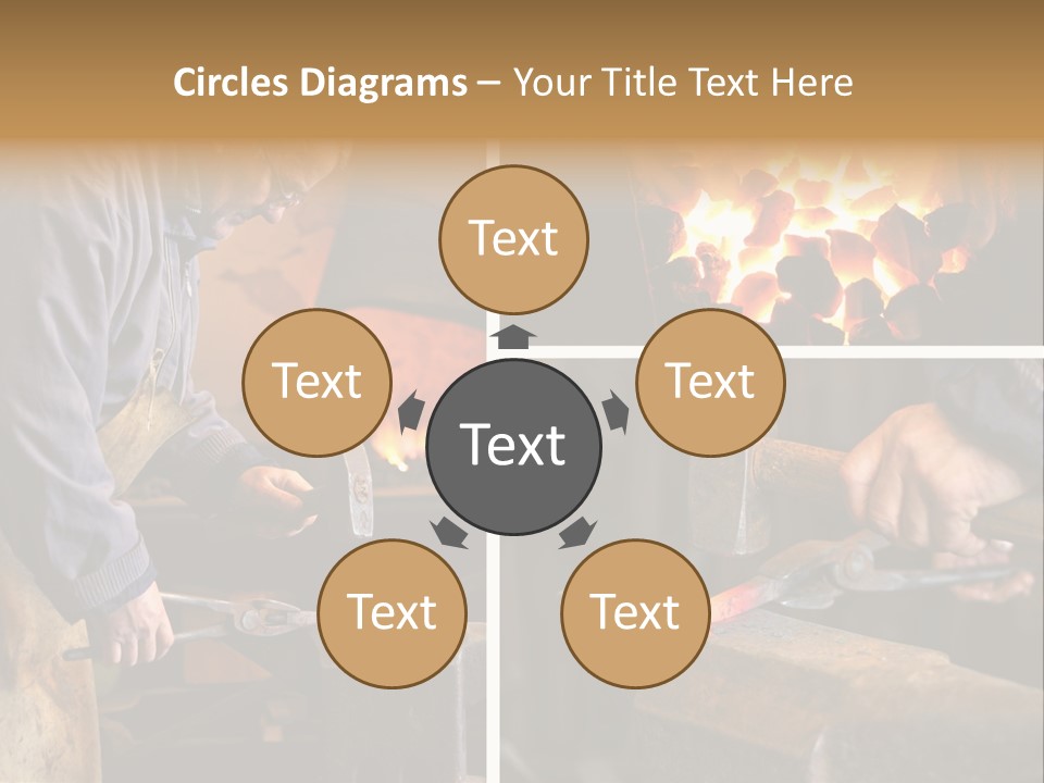 Flame Workwear People PowerPoint Template