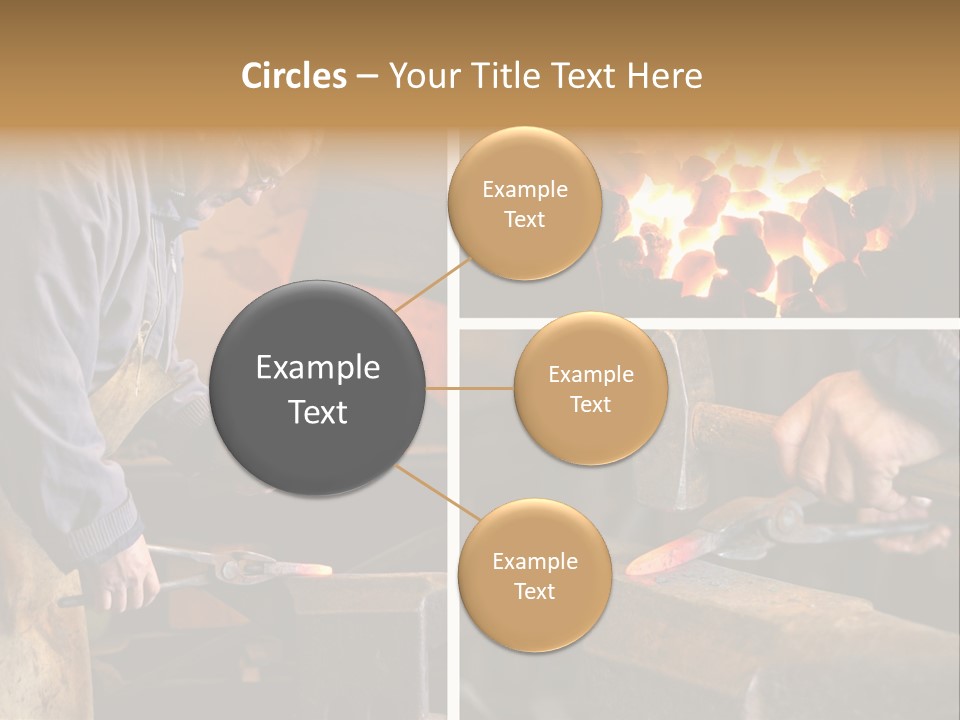 Flame Workwear People PowerPoint Template