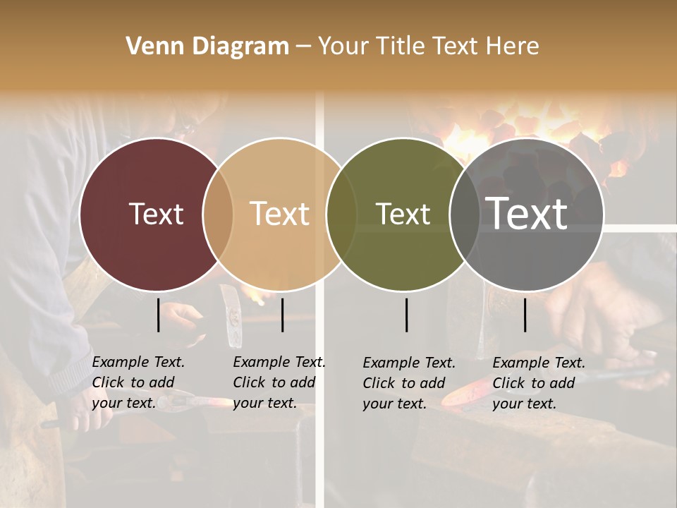 Flame Workwear People PowerPoint Template