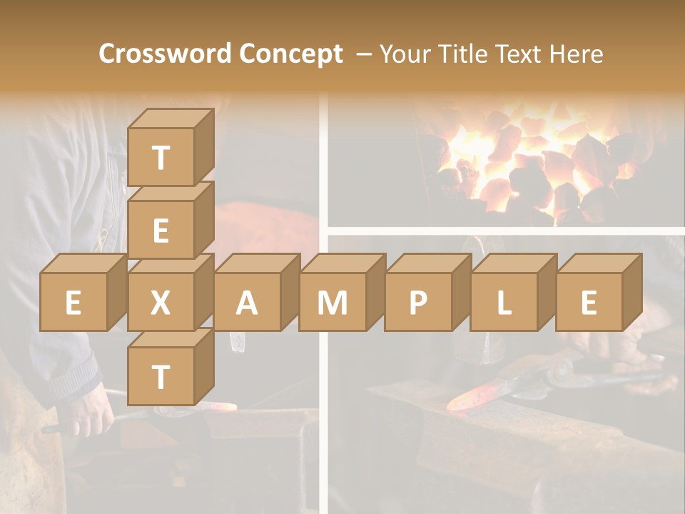 Flame Workwear People PowerPoint Template