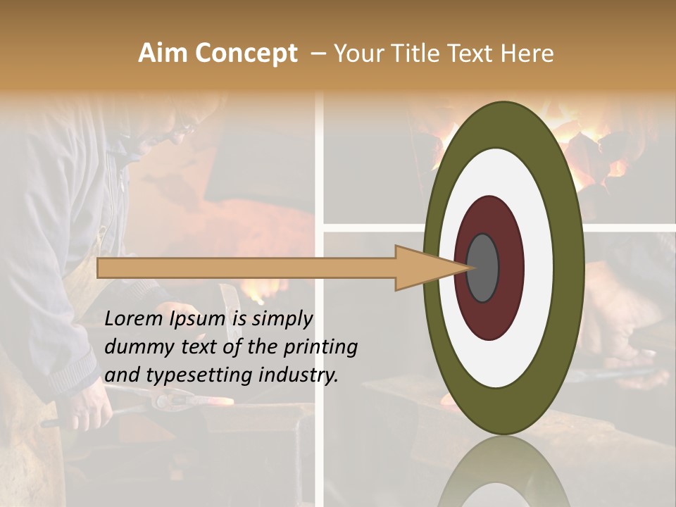 Flame Workwear People PowerPoint Template