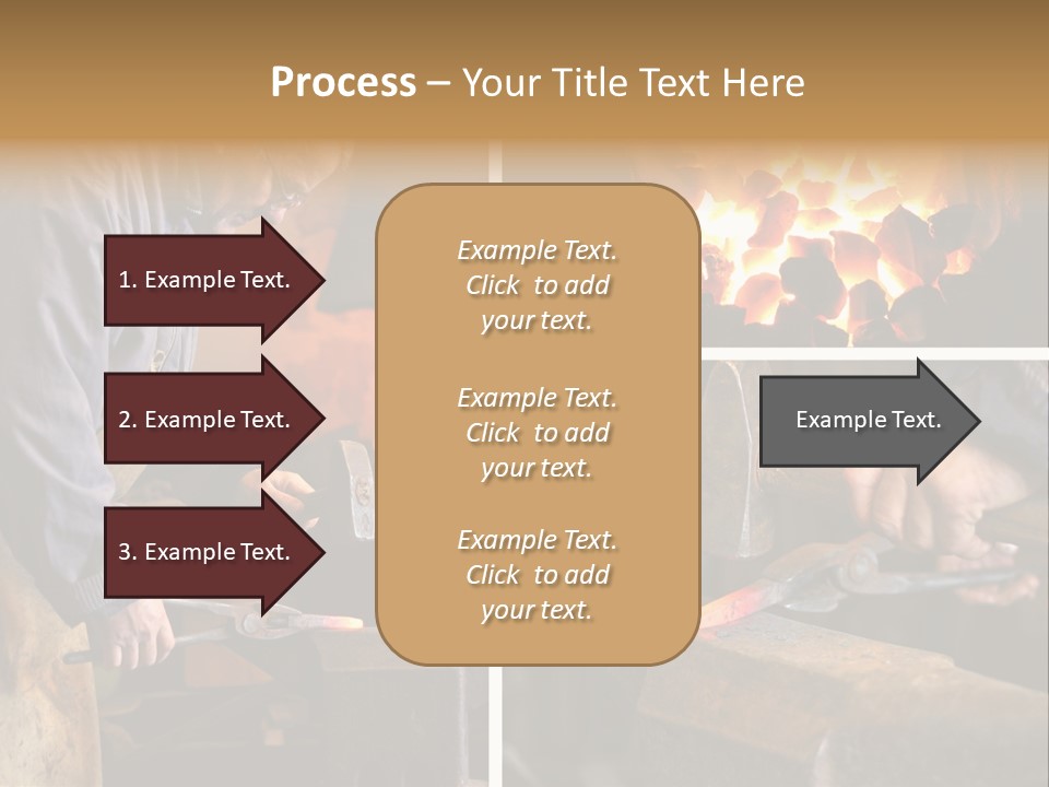 Flame Workwear People PowerPoint Template