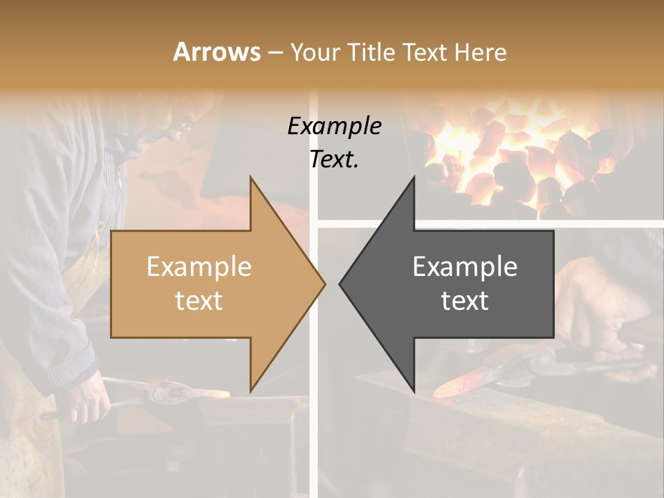 Flame Workwear People PowerPoint Template